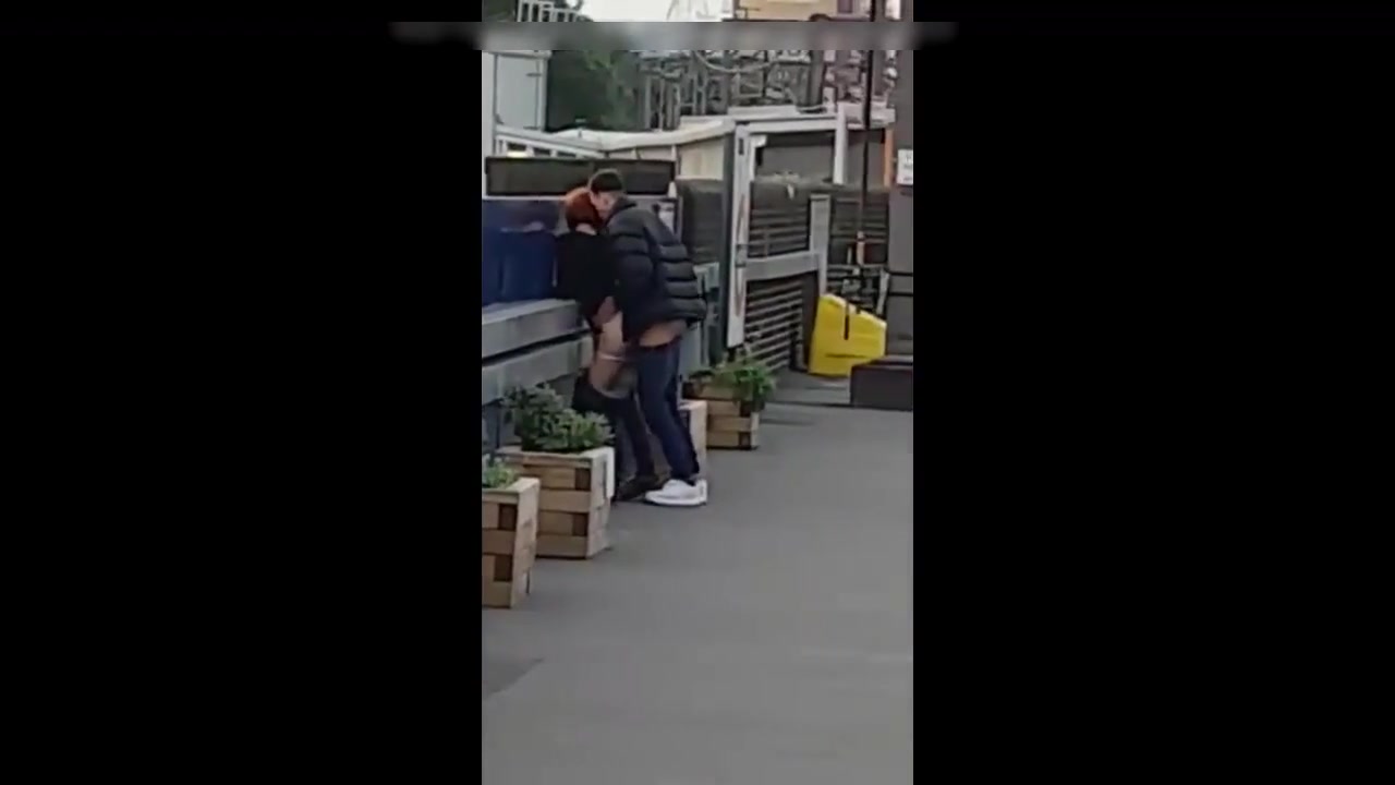 Exhibitionist Couple Interrupted While Making Sex Near Train Tracks
